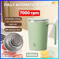 Cốc Inox 304 Tự Khuấy Cà Phê / Sữa Thông Minh Có Nam Châm Kết Nối USB