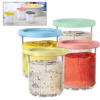 Cốc kem có nắp đậy Dễ dàng làm sạch Vật liệu cấp thực phẩm Chống rò rỉ