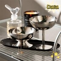 Cốc Kem DALIA, Bát Tráng Miệng 200ml Inox 304, Cốc Kẹo Bạc Chống Rỉ Sét