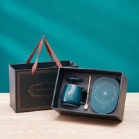 Cốc kèm đế giữ nhiệt - hâm nóng cà phê, trà