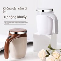 cốc khuấy tự động Cốc uống nước inox khuấy từ tính lười mới Cốc khuấy tự động Cốc từ tính tự động Cốc cà phê