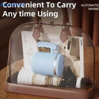Cốc khuấy tự động FOUNDTWO, Cốc cà phê khuấy điện 400ml có thể sạc lại, Máy xay cà phê đáy chống trượt di động cho cà phê Sữa ca cao