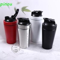 Cốc lắc Whey LONGQIYING, có cân Chai bột Protein bằng thép không gỉ 304, cốc lắc sữa di động Dung tích lớn 500ml / 750ml Cốc nước thể thao Phòng tập thể dục Thể thao