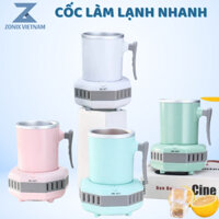Cốc làm lạnh nhanh mini cầm tay, dụng cụ làm lạnh đồ uống nhanh chóng tiện lợi