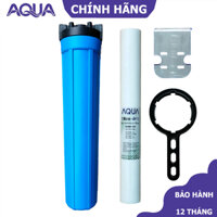 Cốc lọc nước thô 20 inch ren 27 - Lọc đầu nguồn, lọc cặn bẩn - Kèm lõi và phụ kiện