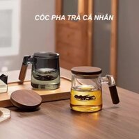 Cốc lọc trà thủy tinh BT10 BT11, ly lọc trà thủy tinh, cốc pha trà, cốc thủy tinh pha trà