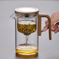 Cốc lọc trà thủy tinh từ tính BT16, Cốc pha trà, Cốc thủy tinh pha trà, Ly lọc trà thủy tinh