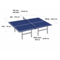 Cọc lưới bóng bàn P106