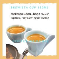 CỐC LY TÁCH SỨ BREWISTA - ESPRESSO 150 ML - HOA LÁ - MÀU CỦA HY VỌNG