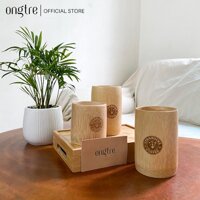 Cốc ly tre ONGTRE in logo các thương hiệu theo yêu cầu, quà tặng doanh nghiệp - Starbucks,Cốc cao
