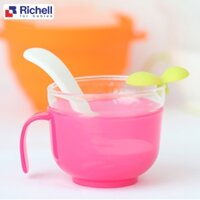 Cốc nấu cháo, nấu cơm nát trong nồi cơm điện bằng thủy tinh Richell - Chính hãng