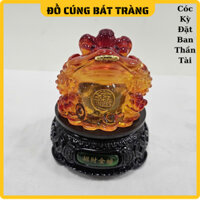 Cóc Ngậm Tiền Thiềm Thừ Phong Thủy ,Tỳ Hưu Xoay 360 Độ Đặt Ban Thần Tài, Thổ Địa, Quầy Thu Ngân, Lễ Tân ( Số 3,4)