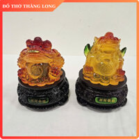 Cóc Ngậm Tiền Thiềm Thừ Phong Thủy ,Tỳ Hưu Xoay 360 Độ Đặt Ban Thần Tài, Thổ Địa, Quầy Thu Ngân, Lễ Tân ( Số 3,4)