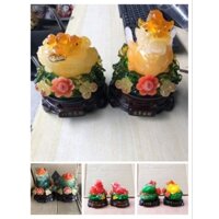 cóc ngậm tiền vàng thiền thừ tỳ hưu ngọc đế xoay linh vật phong thuỷ chiêu tài hút lộc bàn thờ thần tài thổ địa thờ cúng