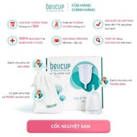 Cốc Nguyệt San BeUcup Silicol Y Tế Wacker Đức Siêu Mềm, Đạt Chuẩn FDA Hoa Kỳ co dãn trước và sau sinh