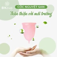 Cốc nguyệt san Bkcup Silicone y tế - Băng vệ sinh kiểu mới + Tặng cốc đựng tiệt trùng