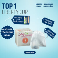 Cốc nguyệt san Liberty Cup size 1, hàng chính hãng nhập khẩu, độ mềm lý tưởng, tiêu chuẩn Châu Âu