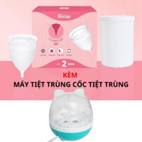 Cốc nguyệt san Lincup chính hãng từ Mỹ Kèm máy tiệt trùng cốc tiệt trùng