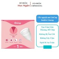 Cốc nguyệt san LinCup Sesitive Lincup sinh thường, sinh mổ, chưa sinh, 3 size, silicon y tế kháng chuẩn Myphamhocngan1