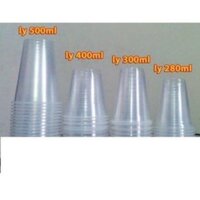Cốc nhựa 500ml nắp cầu