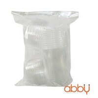 Cốc nhựa đáy bầu nắp cầu 500ml (10 chiếc)