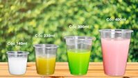 Cốc nhựa dùng một lần (nhiều size 1 lốc 50 cốc) (Disposable plastic cups 50 pcs/set)
