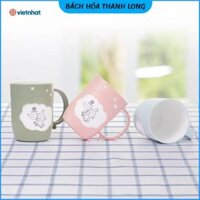 Cốc Nhựa, Ly Uống Nước Có Quai Cầm Nhựa Việt Nhật Cao Cấp Kiểu Dáng Kute – Nội thất gia dụng