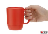 Cốc nhựa uống nước Inomata cao cấp - Đỏ nội địa Nhật Bản