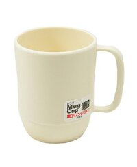 Cốc nhựa uống nước Inomata cao cấp - Trắng ngà nội địa Nhật Bản