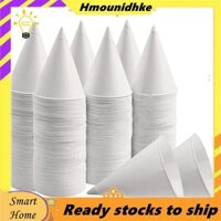 Cốc Nón Giấy Trắng, Cốc Nón Tuyết, Cốc Giấy Nón Chống Rò Rỉ Cho Slush, Đá Cạo, Nước 200 Chiếc