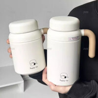 Cốc Nước Inox Văn Phòng Cầm Tay Cốc Cà Phê Cách Nhiệt Bình Nước Ấm Siêu Tốc Cốc Sữa