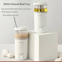 Cốc nước sôi di động Stew Du lịch Giữ nhiệt Cốc làm trà Điện nước nóng Cốc sức khỏe tự động