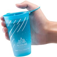 Cốc nước thể thao AONIJIE Sd22 200ml bằng silicon siêu nhẹ có thể tái sử dụng