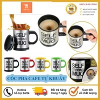 Cốc Pha Cafe, Cốc Cafe Tự Khuấy Thông Minh Self Stirring Mug Dùng Pin Tiểu Tiện Dụng GiaDungTT