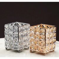Cốc pha lê đựng cọ trang điểm