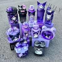 Cốc Rơm Mới Trẻ Em Đi Chơi Bình Nước Kuromi Cốc Nhựa Trẻ Em Phong Cách Mới Cốc Nước Bé Gái Giá Trị Cao Di Động Mùa Hè Chai Nước Quà Tặng Sinh Nhật 2NMI