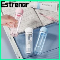 Cốc rửa du lịch ESTRENAR, Cốc đựng bàn chải đánh răng di động ba trong một, Hộp đựng bàn chải đánh răng đa chức năng Hộp đựng kem đánh răng