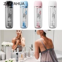 Cốc rửa du lịch ZAOFAHUA, Cốc đựng bàn chải đánh răng rửa ba trong một đa chức năng, Hộp đựng bàn chải đánh răng Hộp đựng kem đánh răng di động