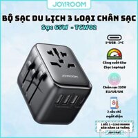 Cóc sạc 65W du lịch Joyroom TCW02 Universal Travel Adapter đa năng