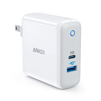 Cốc sạc Anker PowerPort II PD 49.5w (1 PD và 1 IQ 2.0) A2321 kèm cáp C to C 1.8m