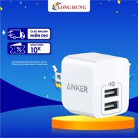 Cốc sạc Anker PowerPort Mini 2USB 12W A2620 - Hàng chính hãng