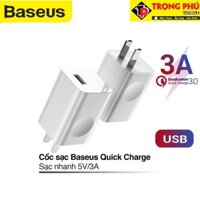 Cốc sạc Baseus Charging Quick Charger 3A