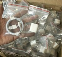 CÓC SẠC, CÁP SẠC IPHONE X - ZIN BÓC MÁY