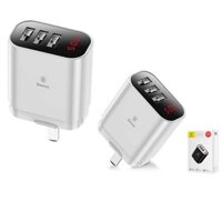 Cốc Sạc Đa Năng 3 Cổng USB Baseus Mirror Travel Charger