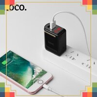 Cóc sạc Hoco C39 2 cổng USB có led tiện lợi. giá rẻ *Cao Cấp*