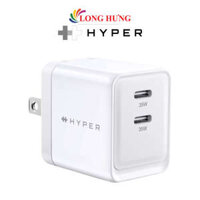 Cốc sạc HyperJuice GaN II Dual USB-C PPS 33WPD 35W HJG35NA - Hàng chính hãng