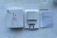 CÓC SẠC IPHONE 13 PROMAX - ZIN -20w- chân tròn - CÓ HỘP