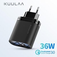 Cốc Sạc Nhanh 2 Cổng USB - Type C QC3.0 KuuLaa 36W dành cho Xiaomi Iphone Huawei OPPO Củ sạc PD36W -Phụ Kiện TSM