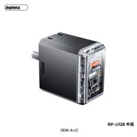Cốc Sạc Nhanh 35W Remax RP-U128 CN--Cốc Sạc Nhanh 35W Remax RP-U66 (4 USB + 1 Type-C). NL