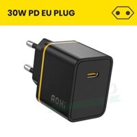 Cốc Sạc Nhanh AOHI 30W /20w Sạc Nhanh type C PD3.0 PPS3.0 Sạc Cho điện thoại cho 14 15 pro Max Sạc Điện Thoại- HSHOP